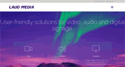 Desktop Screenshot of laud-media.com